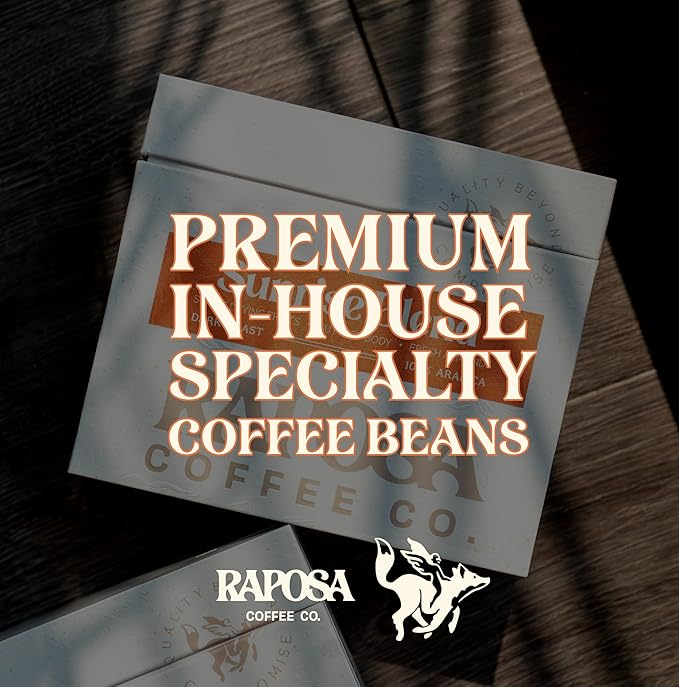 Raposa Coffee Sunrise Blend (250g) Dark Roasted, Whole Bean Specialty Coffee, Sweetness of Drying Fruits, Buttery Body, Fresh Almonds