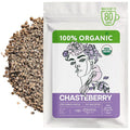 Organic Chasteberry Tea (4 oz.) – Vitex Agnus-cactus Herb - Chaste Berry Tea for Women’s Balance – Supports Hormonal Harmony, PMS & Cycle Comfort