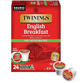 Twinings Decaffeinated English Breakfast Black Tea K-Cup Pods for Keurig, 24 Count (Pack of 1), Smooth, Flavourful, Robust, Enjoy Hot or Iced