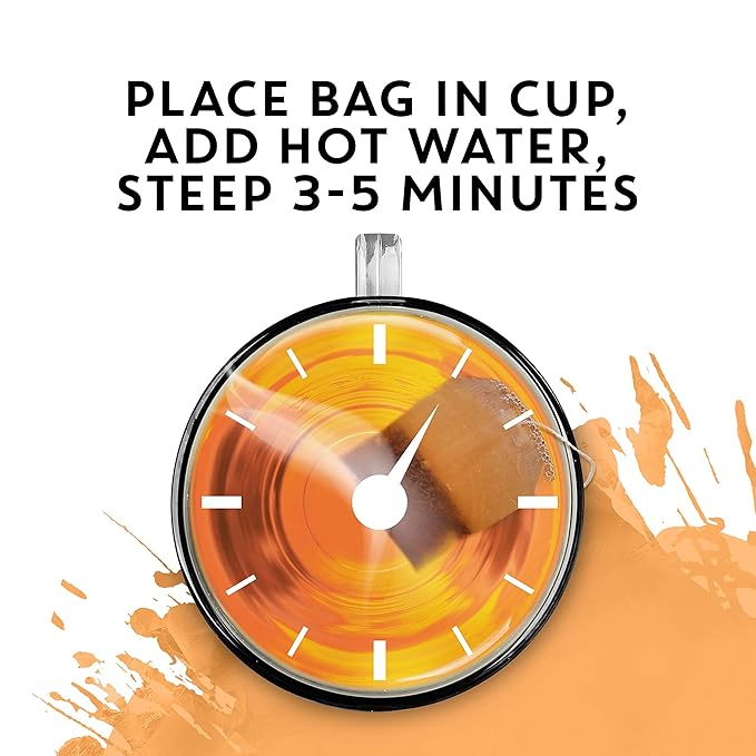 TAZO Tea Bags, Passion & Wild Sweet Orange Herbal Tea 20CT (2ea) (Variety Pack)