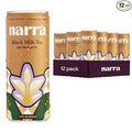 Narra, Oat Milk Tea Latte - Black Tea, Natural Caffeine & L-Theanine, Organic Oat Milk, MCT Oil, Vegan, Dairy Free, No Refined Sugar, Non-GMO, 7.5 Fl Oz (12 Pack)