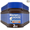 Maxwell House Original Medium Roast Instant Coffee (2 oz Jars, Pack of 12)