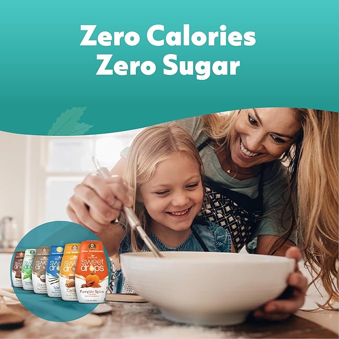 SweetLeaf Sweet Drops - Flavored Stevia Liquid Sweetener, Stevia Extract, Zero Calories, Gluten Free, Keto Friendly, Non GMO, Natural Flavors, Sugar Alternative - Chocolate, 1.7 Fl Oz (Pack of 2)