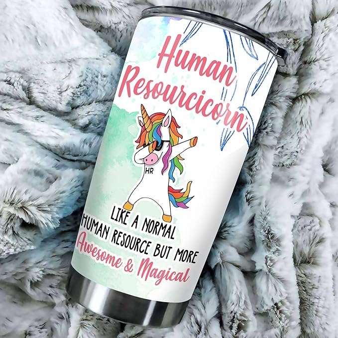 Human Resources Gifts Tumbler - Stainless Steel 20oz, HR Gifts For Women & Men, HR Coffee Cups For Employees & Staff (HR07)