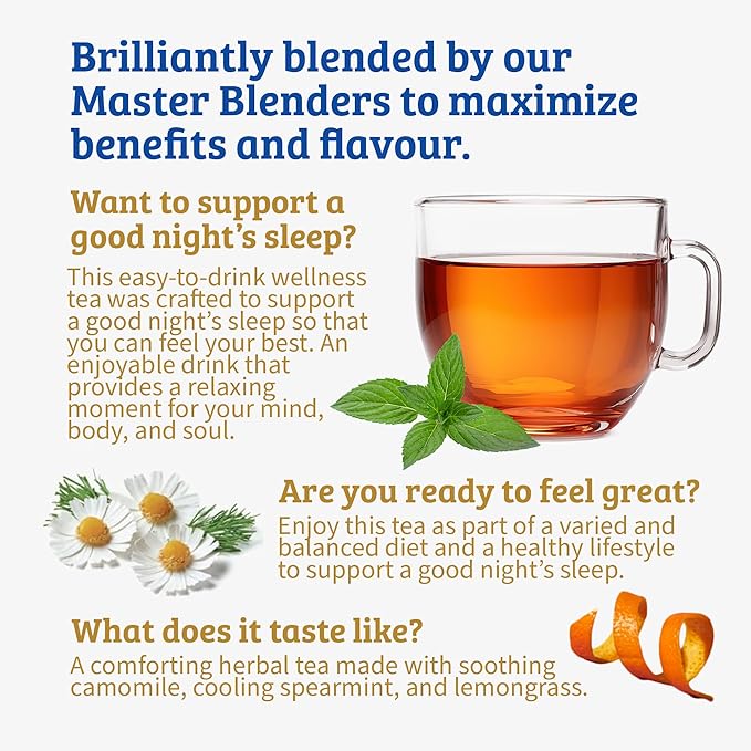 Twinings Sleep Herbal Tea K-Cup Pods for Keurig, 24 Count (Pack of 1), Formerly Nightly Calm, Camomile, Spearmint, & Lemongrass, Naturally Caffeine-Free, Enjoy Hot or Iced