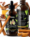 Enzo Liquid Stevia Drops Our Zero Calories Sweetener (4oz - 800 Servings/Bottle) - Cinnamon - All Natural flavoring with No Artificial Additives & Filler Ingredient