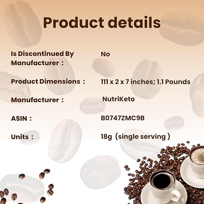 Keto Cappuccino - Pumpkin Spice - Keto Instant Coffee Mix with MCT Oil - Low Carb/High Fat, Organic Coffee Supports Ketosis - Energy Coffee - No Sugar - Made in USA – 28 Servings