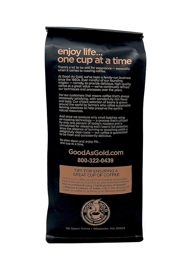 Costa Rica Tarrazu Dark Roast Coffee Beans (12oz), DARK ROAST, Good As Gold Coffee Roasters