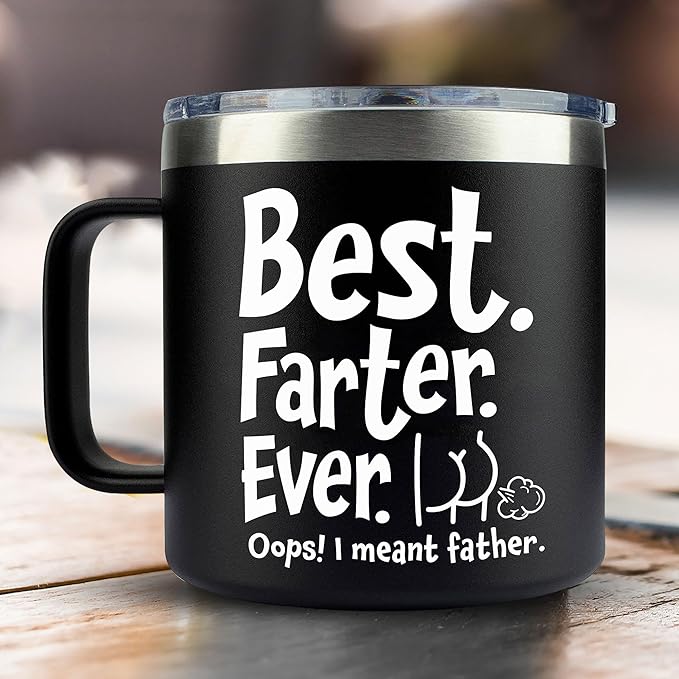 Christmas Gifts for Dad, Men - Gifts for Dad from Daughter, Son - Dads Birthday Gift Ideas, Happy Birthday gifts for Dads, Fathers - Best Dad Ever Gift, Present for dads - 14 Oz dad Mug