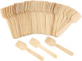 200 Pcs Wooden Ice Cream Spoons - 3.8 Inch Biodegradable & Compostable Mini Wooden Spoons for Tasting, Desserts, and Sampling, Idea for Baby Shower, Party Supplies