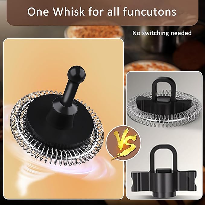 Milk Frother and Steamer, 19.9 OZ Detachable Milk Frother for Coffee with Temperature Display, 4 in 1 Large Capacity Automatic Warm and Cold Foam Maker for Coffee, Latte, Cappuccino