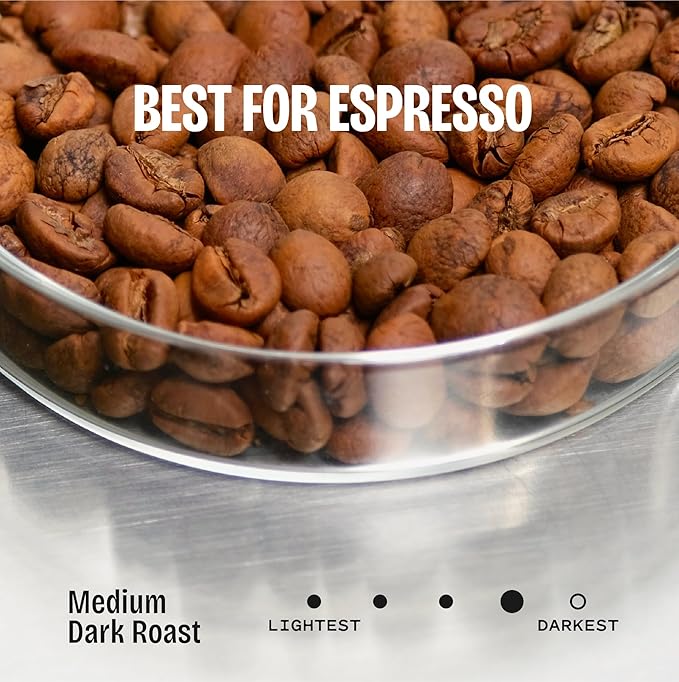 Every Half Coffee Roasters - 100% Fine Robusta Vietnam - Whole Bean Coffee Dark Roast - Low Acid, Fresh Roasted, Single Origin 12 Oz