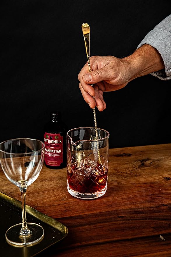 Bittermilk Bourbon Barrel Aged Manhattan Mix - All Natural Handcrafted Cocktail Mixer - Manhattan Cocktail Mix - Just Add Whiskey, Makes 17 Cocktails