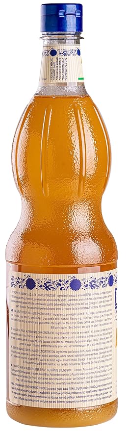 Fabbri Premium Flavoring Syrup, Pineapple, New Enhanced Flavor, All Natural, Made in Italy, 33.8 Ounce (1 Liter)