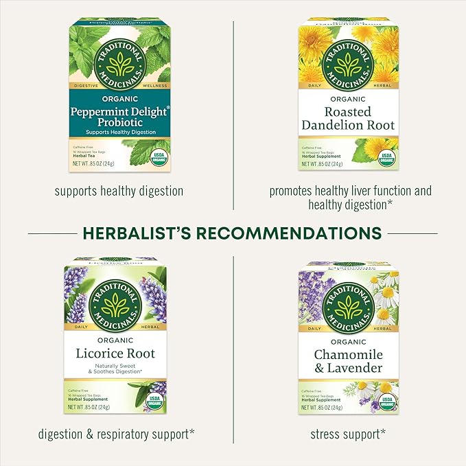 Traditional Medicinals Tea, Organic Smooth Move, Relieves Occasional Constipation, Senna - 48 Tea Bags