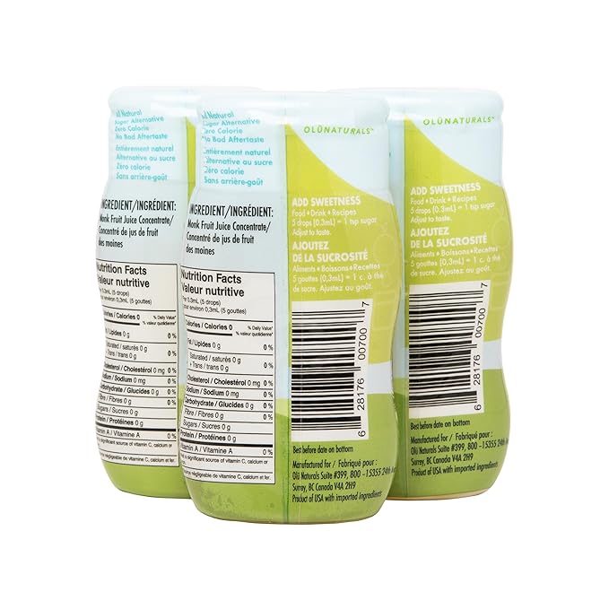 SweetMonk - 100% Pure Original Monk Fruit Sweetener Liquid Sugar Substitute - 50ml | No Water Added MonkFruit Extract | 0 Calorie Keto Friendly MonkFruit Drops | Vegan, Gluten Free | No Stevia (3-pack)
