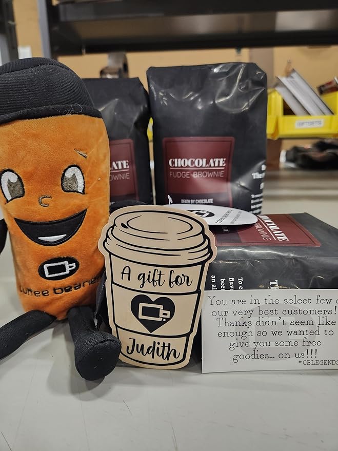 Chocolate Fudge Brownie Flavored Coffee, Specialty Arabica Coffee, Medium Roast, 12 ounce, Whole Bean