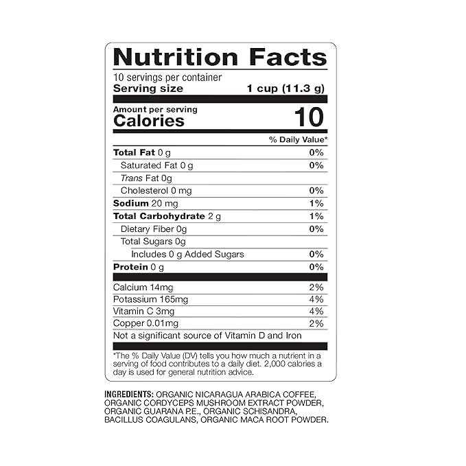 BareOrganics ENERGIZING USDA Organic Coffee Pods Infused with Superfoods & Probiotics, Keurig K-Cup Compatible, Vegan, Gluten Free, 20 Single (Pack of 2)