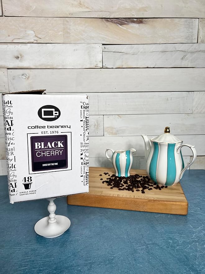Black Cherry Coffee Pods by Coffee Beanery | 96ct Bulk Medium Roast Arbica Coffee