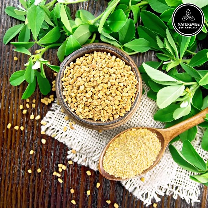 Naturevibe Botanicals Fenugreek Seed Powder, 5lbs | Methi Seeds Ground | Trigonella Foenum Graecum - 100% Pure & Natural