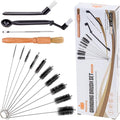 14 PCS Coffee Grinder Cleaning Brush Set,Espresso Machine Cleaning Brush Kit, Multifunctional Burr Cleaner Brushes Bristle Tools for Barista Home Kitchen Commercial Use