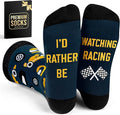 VICRAZY Racing Car, Sport Car Socks for Men, Women - Formula 1 Gifts, Racing Socks, Stocking Stuffers for Men, Women