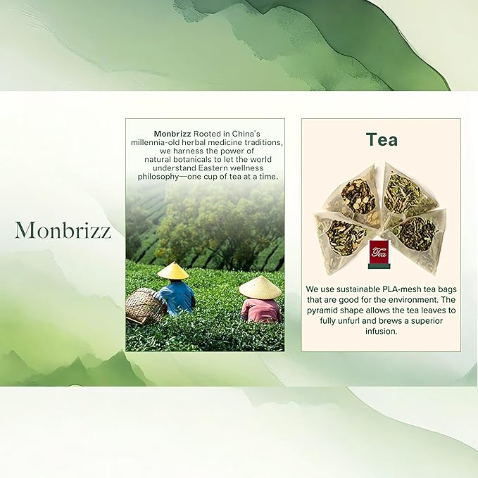 Monbrizz Kidney Tea Formula Ginseng Five Treasure Tea, for Men and Women, Natural Herbal Ingredients for Kidney Traditional Beverage Fruit Organic (40 Bag, Gram, 270.0)