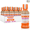 Dunkin' Original Iced Coffee Bottle, 13.7 fl oz, 12 Pack