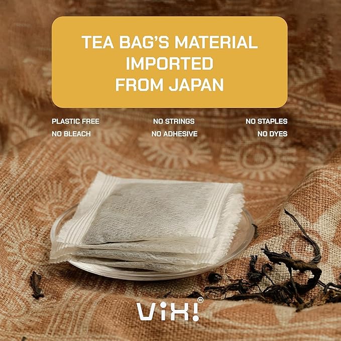 VIXI Flavored Cinnamon Black Tea Bag, Vietnam's Mountain Tea, 100 Counts, 100% Natural from Ancient Tee Tree, Cinnamon Blend Black Tee for Hot and Cold Brew (Vietnamese Taste, 7.0 Oz)