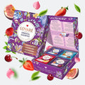 LOVARE Oriental Assorted Tea Variety Pack 32 Pack - Black tea blend, Made in Ukraine - Tea Bags Individually Wrapped - Turkish Delight, Aladdin Lamp, Love Blossom, Night Beautea - Assorted Tea Bags Variety Pack