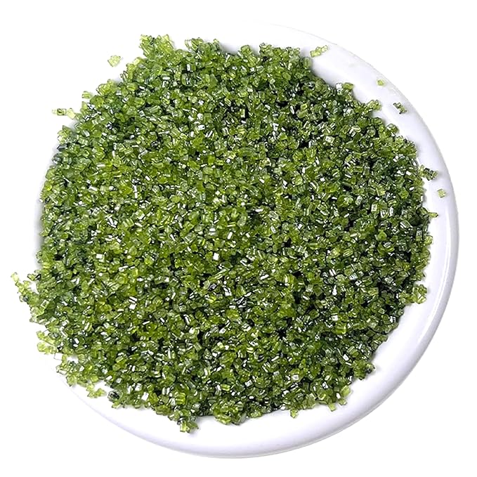 Ultimate Baker - Sanding Sugar, Holly Green - Vibrant, Naturally Colored Baking & Decorating Sugar, Perfect for Sprinkling on Cakes, Desserts & Ice Cream, Medium Crystal - 80oz