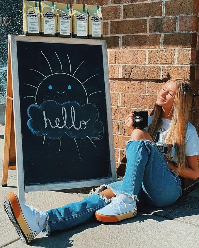 Verena Street 12 Ounce Ground Coffee, Light Medium Roast, Lock & Dam 11, Rainforest Alliance Certified Arabica Coffee