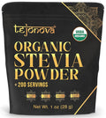 tejonova Organic Stevia Powder, 1oz, Stevia Sweetener, Stevia Organic from Stevia Leaf, Stevia Extract Powder, Zero Calorie Sweetener, Stevia Sugar Substitute, Pure Stevia No Additives, 200 Servings