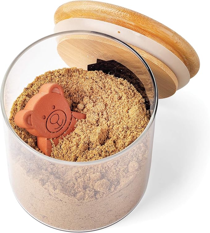 Fox Run Terracotta Brown Sugar Keeper and Saver, Bear
