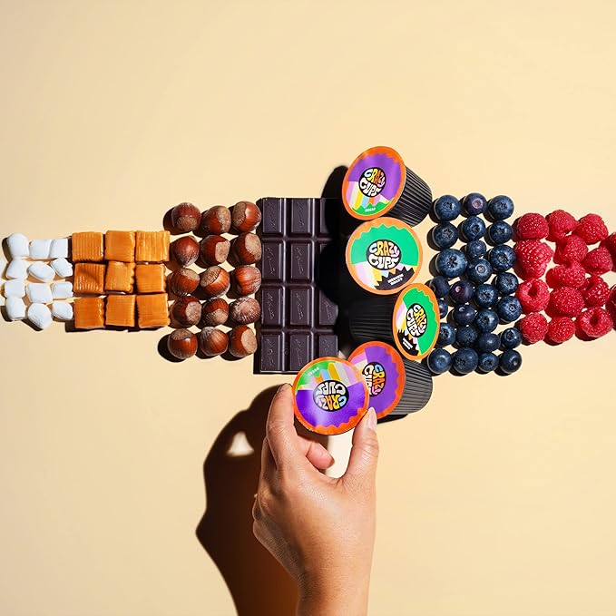 Crazy Cups Flavored Coffee in Single Serve Coffee Pods - Flavor Coffee Variety Pack for Keurig K Cups Machine from Crazy Cups, 30 Count