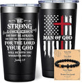 Christian Gifts for Men - Catholic Gifts - Religious Spiritual Faith Based for Men, Man of God, Dad, Pastor - 20oz Tumbler