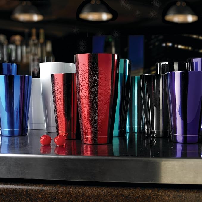 Barfly Cocktail Tin, Large 28 oz (828 ml), Black