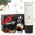 H02 PRO Portable Electric Espresso Maker, Christmas Gift Coffee Machine Compatible with NS Capsule Original Pods & Ground Coffee, Mini Travel Espresso maker for Camping, Hiking, RV