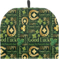 Teapot Cover Tea Cozy Lucky Leaf Clover Teapot Insulated Kitchen Accessory St. Patrick's Day Tea Pot Cozy for Keeping Warm Teapot Dust Protector