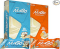 NuGo Original Variety, Vanilla Yogurt 15 bars & Orange Smoothie 15 bars, 11g Protein, Gluten Free, 30 Count