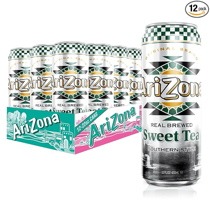 Arizona Sweet Tea - Big Can, 22 Fl Oz (Pack of 12)
