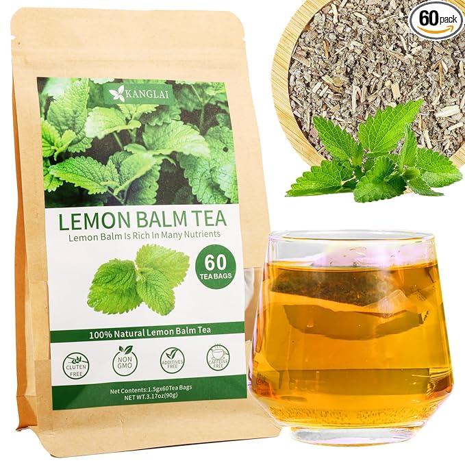Lemon Balm Tea Bag Pure Natural Dried Herb - Premium Lemon Balm Leaf Caffeine-free