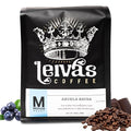 Leiva’s Medium Roast Whole Bean Coffee (8 Oz) - Roasted to Order, Single Origin Guatemalan Beans - Abuela Reina Whole Beans w/Vanilla, Blueberries & Chocolate Notes - Nutty, Earthy Low Acidity Roast