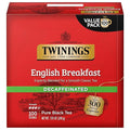 Twinings Decaffeinated English Breakfast Black Tea Individually Wrapped Bags, 100 Count (Pack of 1), Smooth, Flavourful Black Tea, Enjoy Hot or Iced, 100 Teabags