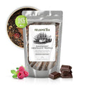 Nelson's Tea Raspberry Chocolate Truffle - Loose Leaf Black Tea with Raspberry Leaf, Chocolate Rooibos, Truffle Essence, Carob Beans, Hibiscus & Chocolates Chips, Infused with Natural Flavors - 4 oz.
