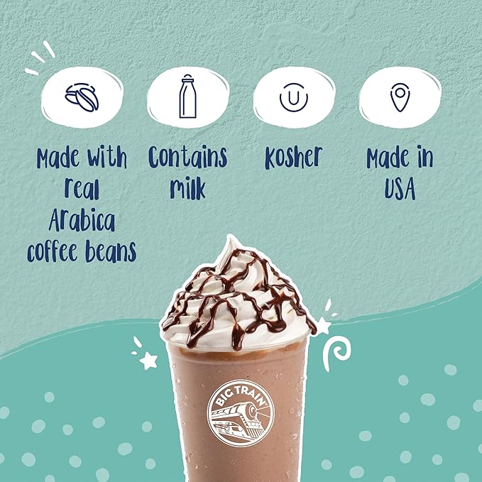Big Train Low Carb Vanilla Latte Blended Ice Coffee, 1.85 Pound (Pack of 1)