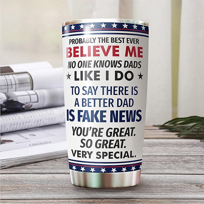Best Dad Ever Tumbler - Dads Cup - Dads Mug - Gifts for Dad - Fathers Day Tumbler - Daddy Cup - Gifts for Father's Day