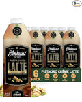 Elmhurst 1925 Pistachio Crème Latte – Plant-Based, Vegan, Dairy-Free Plant Milk Latte Made of Pistachio Milk, Cold Brew Premium Arabica with 95mg Caffeine & Sweet Cream Notes – 25.4oz (Pack of 6)