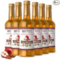 Matteo's Apple Spice Syrup for Coffee, Lattes, Cappuccinos & Desserts – Sugar-Free Sweetener for Beverages, Keto Friendly, Zero Calories, Indulgent Flavor, Non-Alcoholic, Ideal for Coffee 33.8oz (6pk)