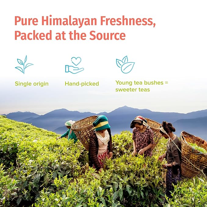 NEPAL TEA Organic Loose Leaf Oolong Tea - USDA Certified Organic Oolong Tea Loose Leaf - Premium Tea Leaves from a Family Farm in the Himalayas - Enjoy Hot or Iced - 3.5oz /100g (Shangri-La Oolong)